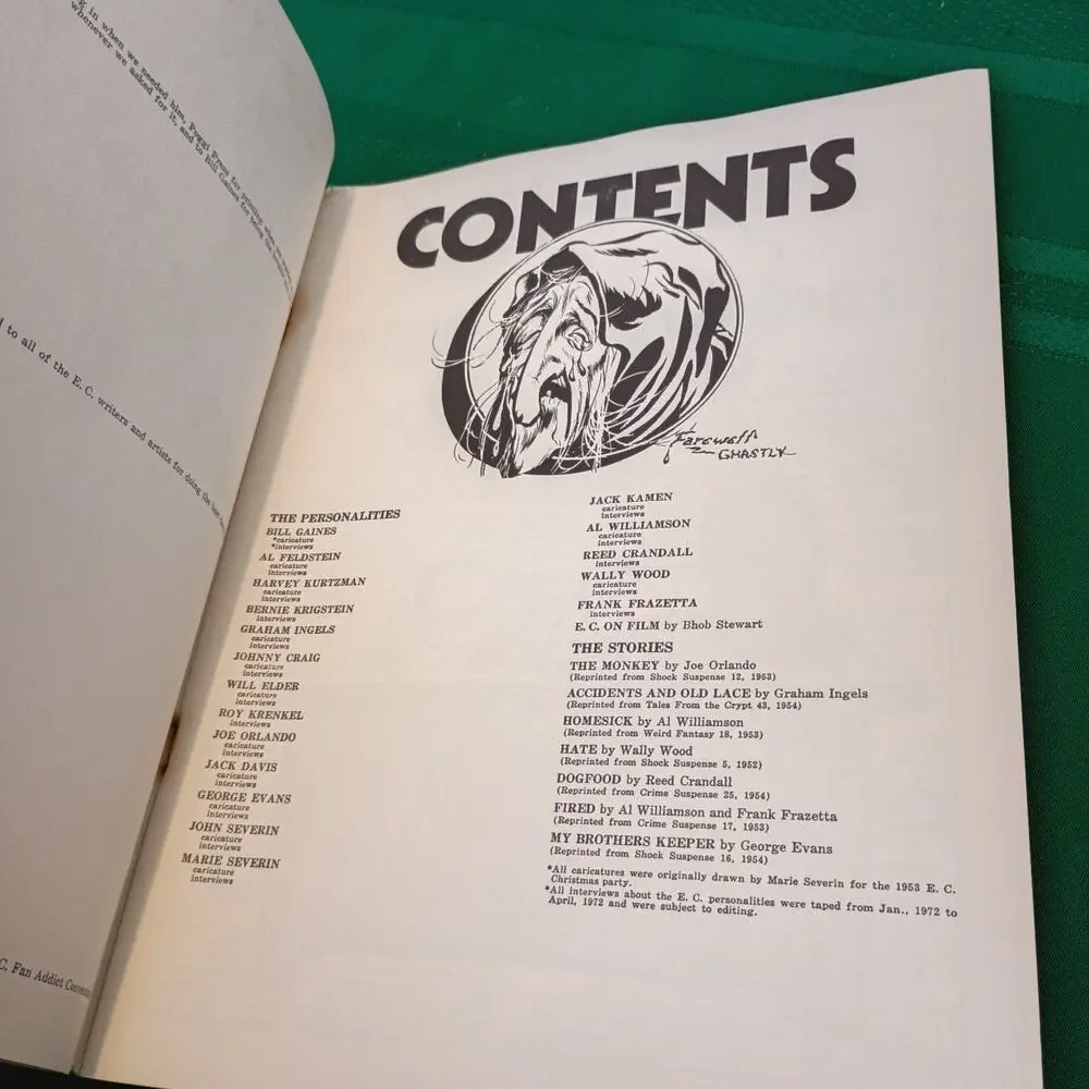 EC Lives Fan Addict Convention 1972 | Wally Wood Frank Frazetta Harvey Kurtzman